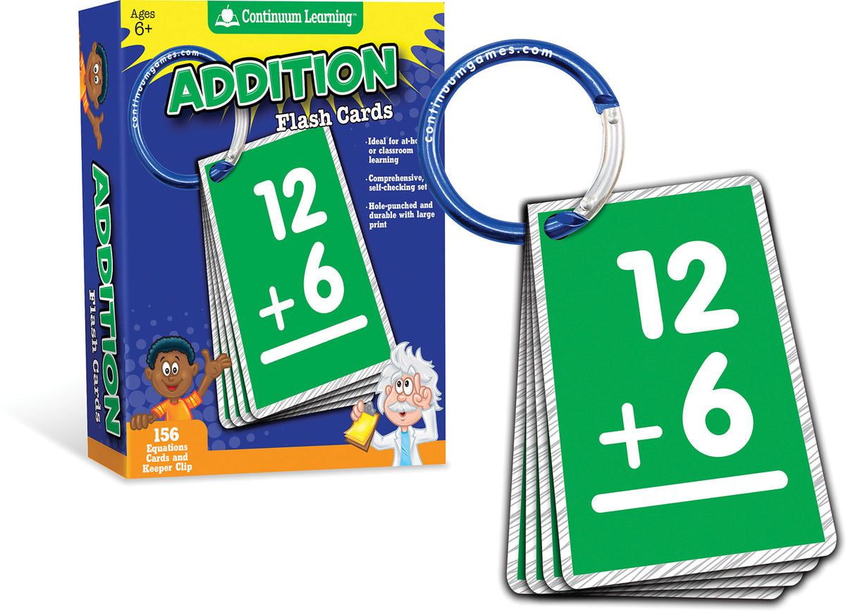 Addition Flash Cards Continuum Learning Continuum Games