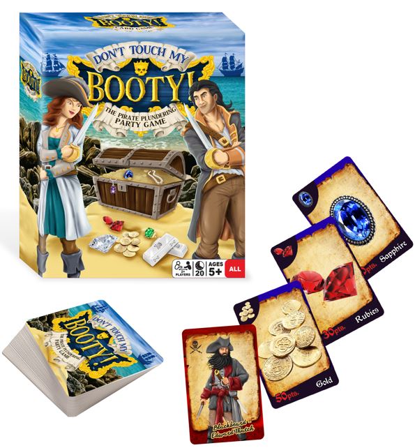 Dont Touch My Booty Pirate Plundering Party Card Game