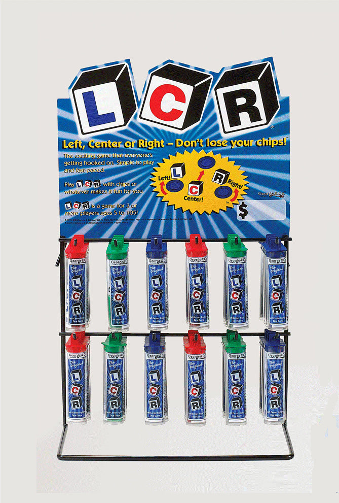 LCR Game w/ Rack 48 pc