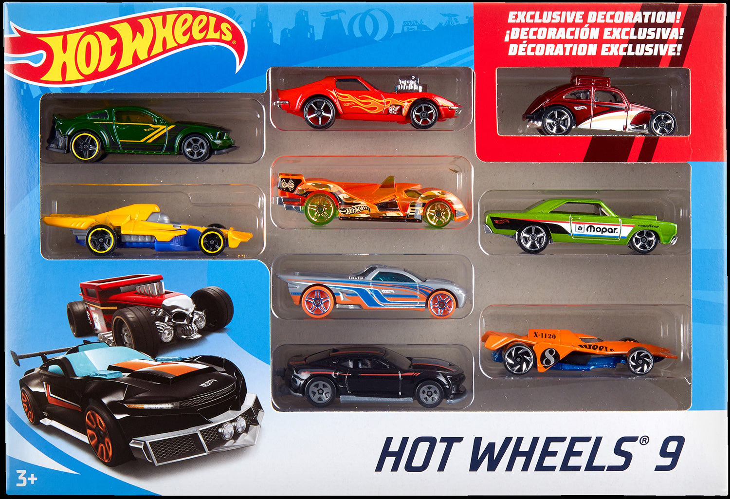 Hot Wheels Basic Car 9 pack