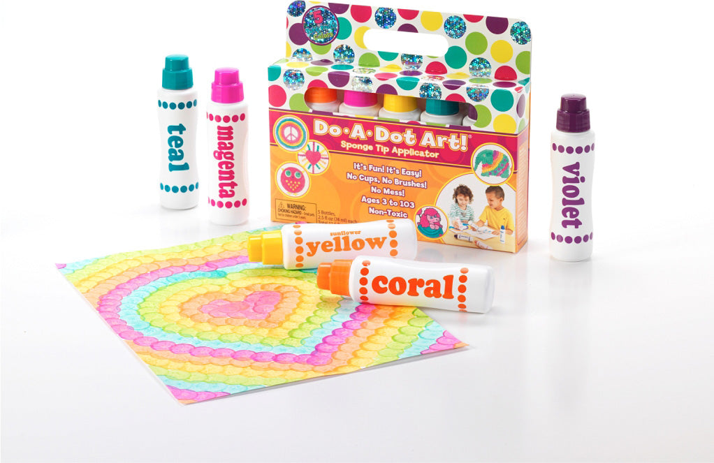 DO-A-DOT ART 5 PACK TUTTI FRUTTI SHIMMER MARKERS