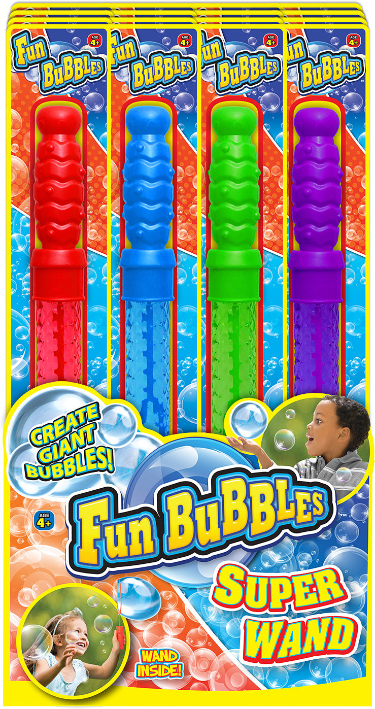 FUN BUBBLES WAND PDQ 24