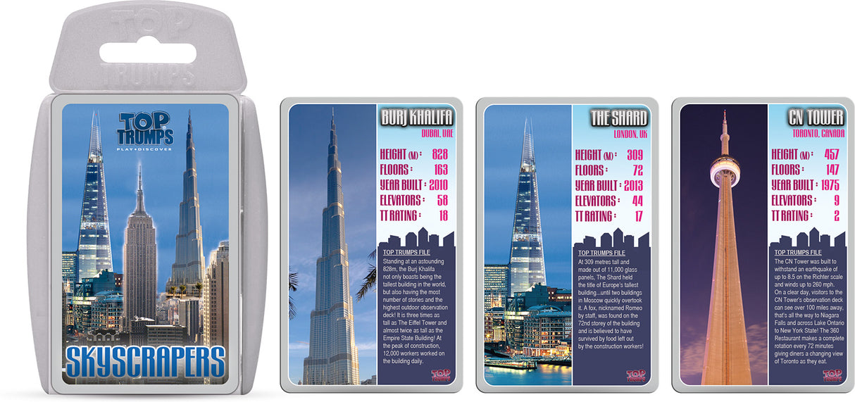 Skyscrapers Top Trumps