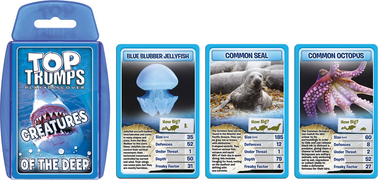 Creatures Of The Deep Sea Top Trumps