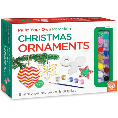 Paint Your Own Porcelain Christmas Ornaments