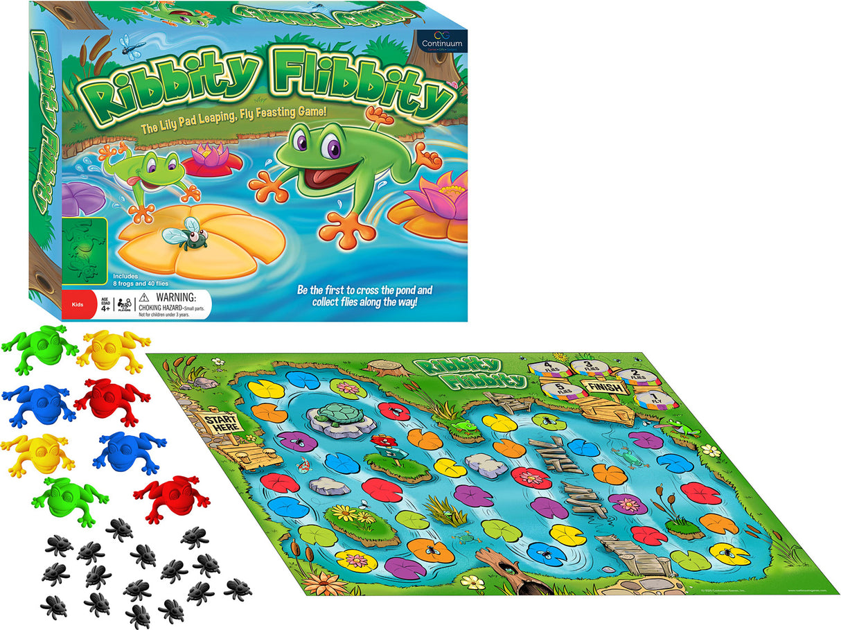 Ribbity Flibbity, the Lily Pad Leaping, Fly Feasting Game