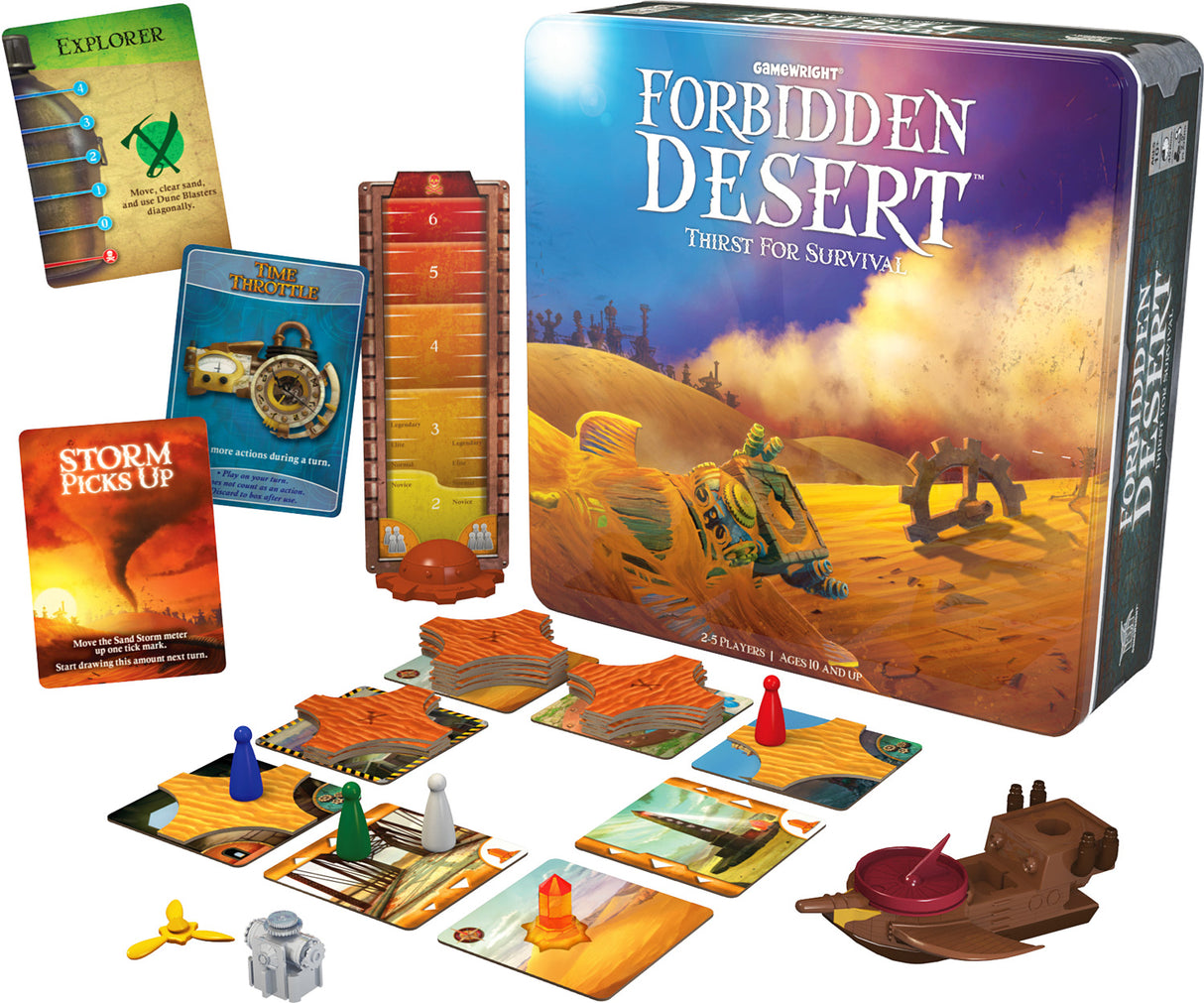 Forbidden Desert tin