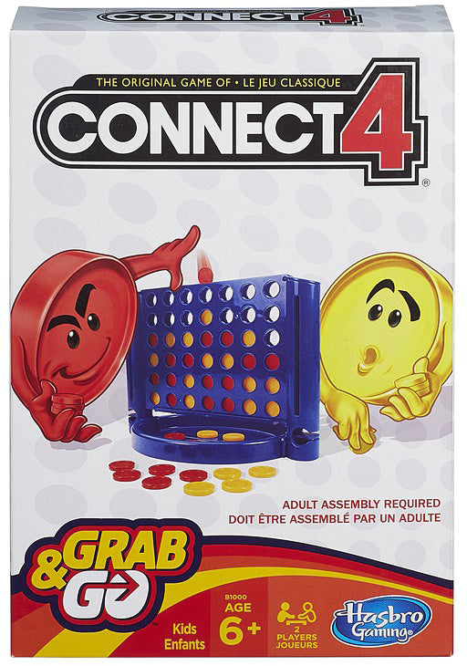 Grab N Go Games  Options are: Sorry, Connect 4, Hungry Hungry Hippos, Guess Who?, Battleship