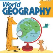 World Geography Sticker Activity Book: K & UP