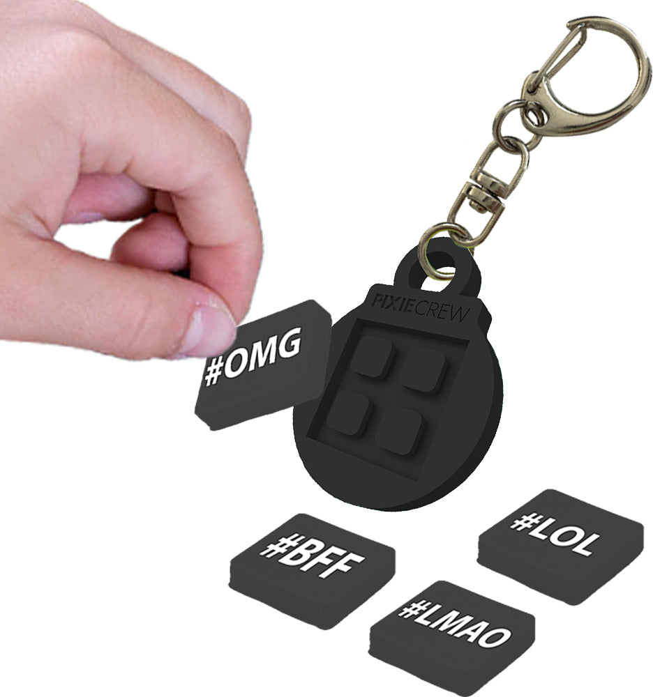 PIXIE CREW Keychain - Black