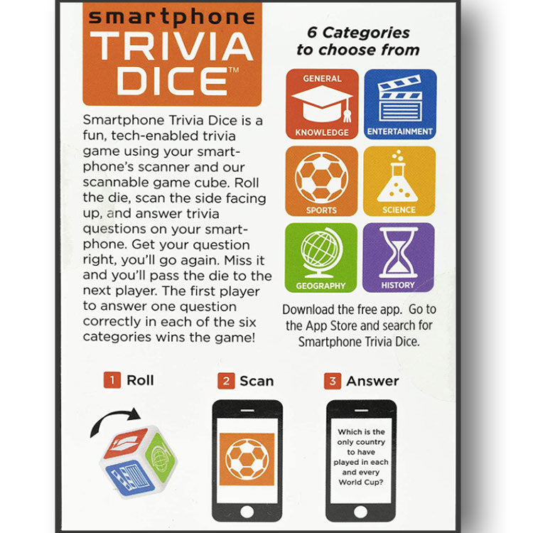 Smartphone Trivia Dice