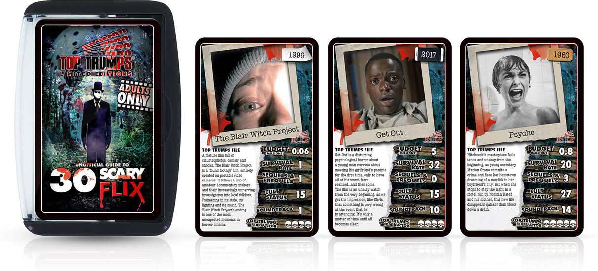 30 Scary Flix Top Trumps