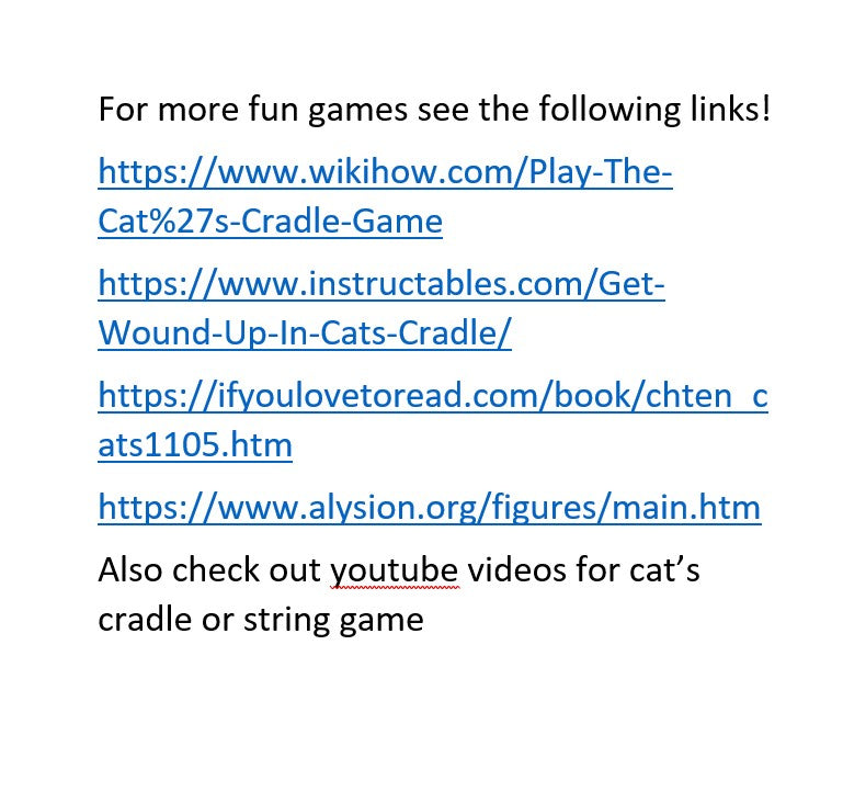 Calico Cradle classic string game