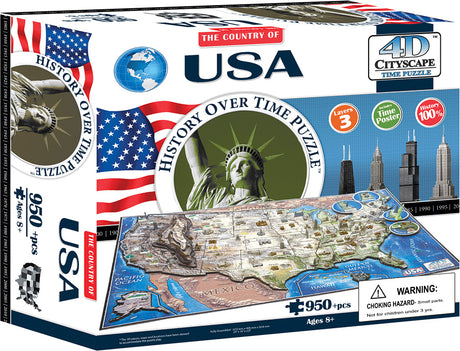 4D USA Puzzle