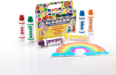 DO-A-DOT ART 6 PACK RAINBOW MARKERS