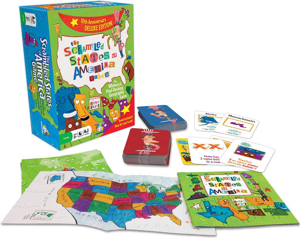 Scrambled States Game Delux