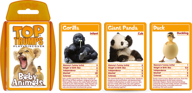 Baby Animals Top Trumps