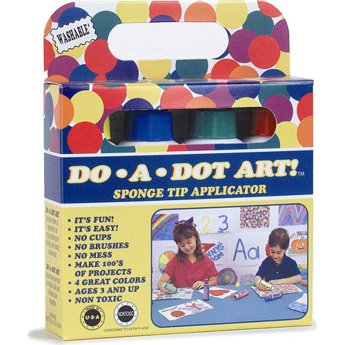 DO-A-DOT ART 4 PACK RAINBOW MARKERS