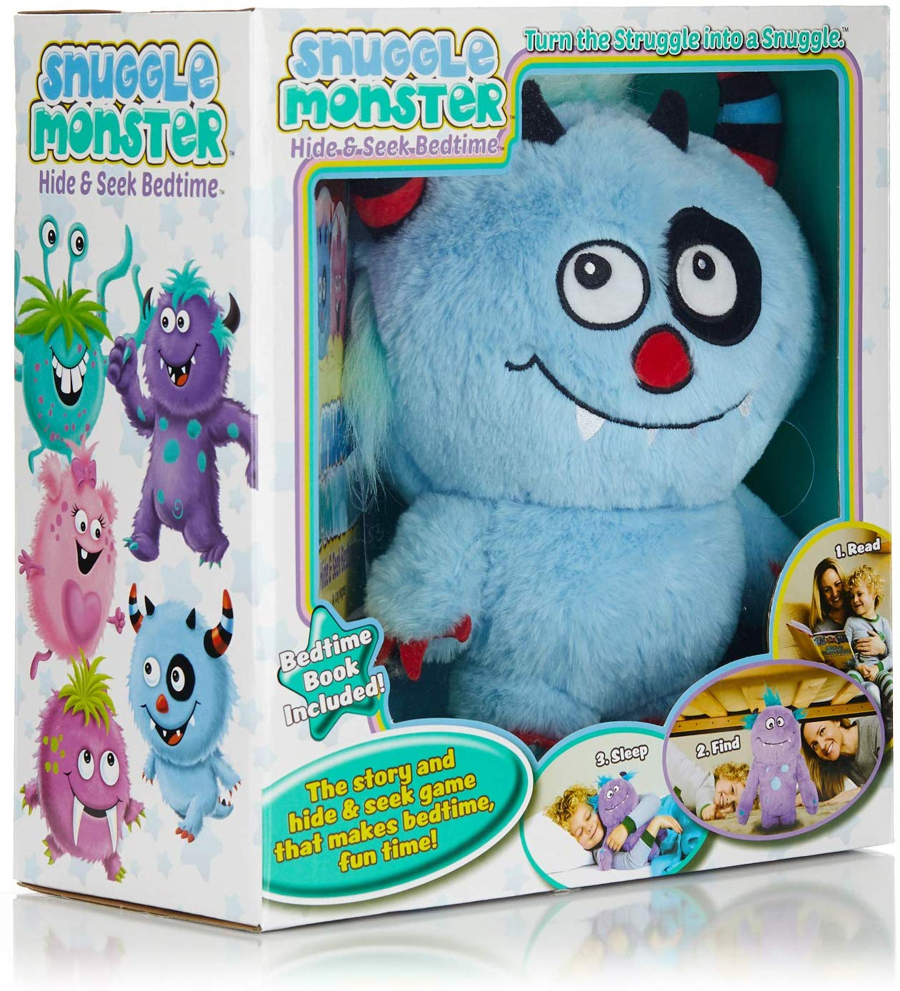 Snuggle Monster Hide & Seek Bedtime - Blue Monster – Continuum Games