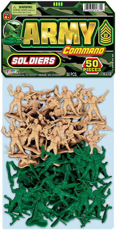 ARMY COMMAND SOLDIER 50PC