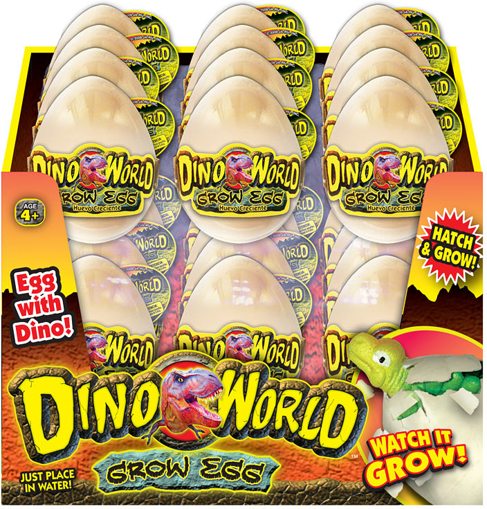 Dino World MAGIC GROW EGG PDQ 24