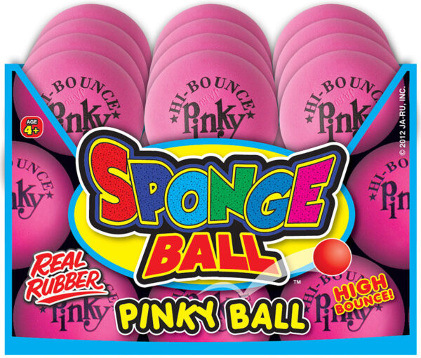 SPONGE BALL PINKY PDQ 24