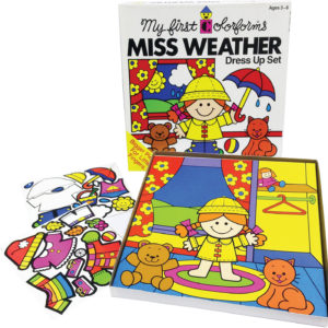 Retro Miss Weather Colorforms
