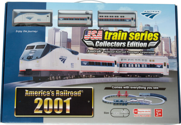 US train 2001 set Amtrak line 155