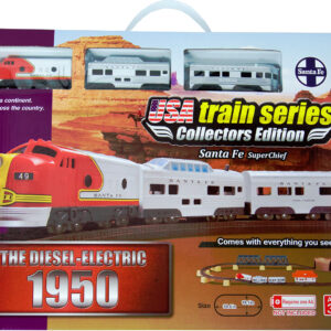 US train 1950 set BNSF(Santa Fe) F7 Super Chief