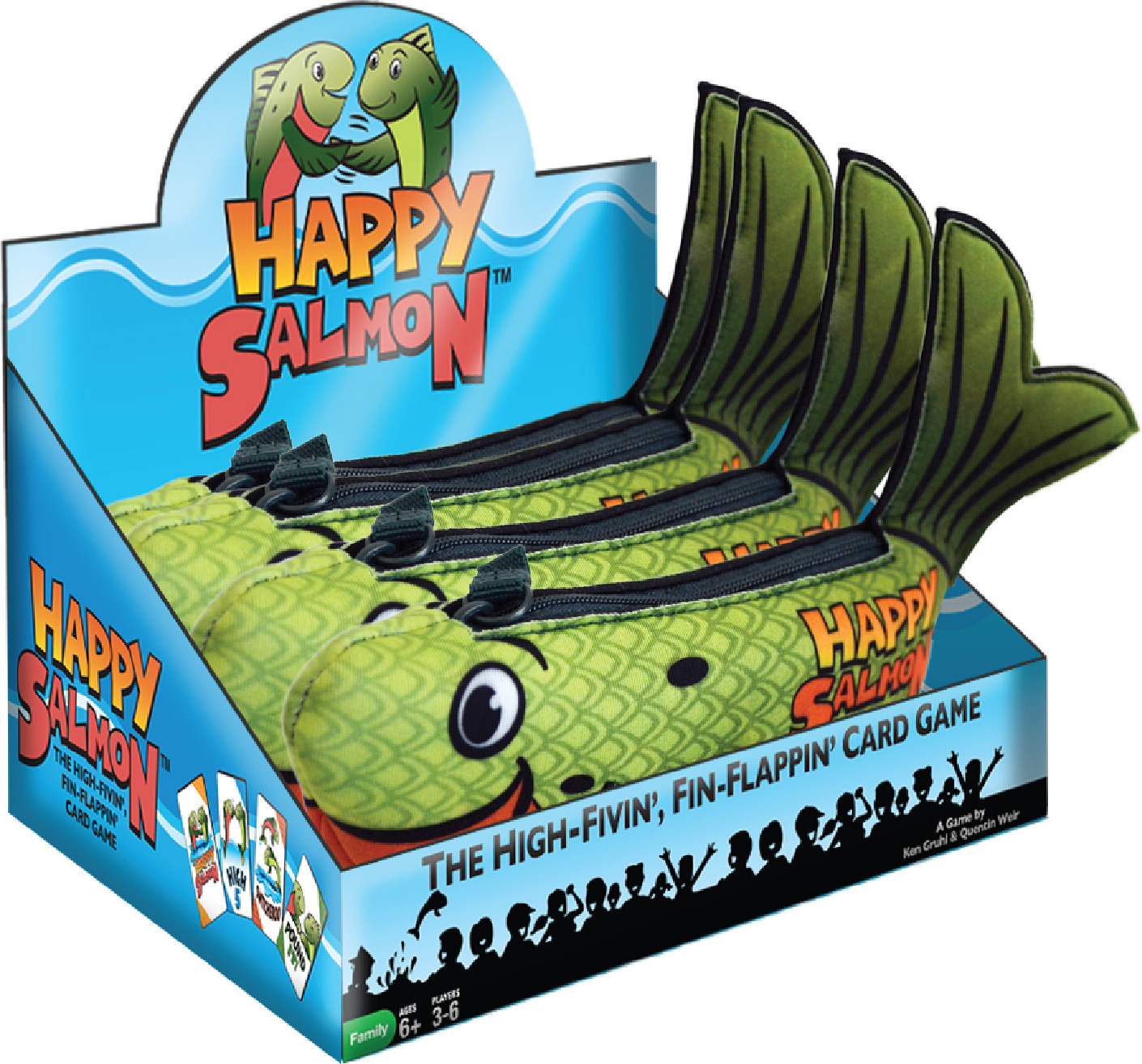 Happy Salmon - Blue Fish