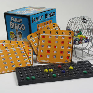 Family Bingo Cage with Slider Cards