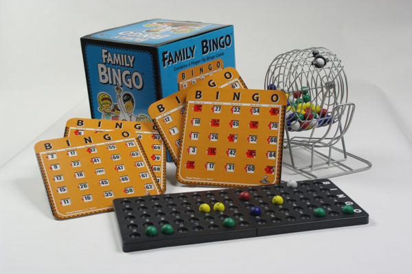 Family Bingo Cage with Slider Cards