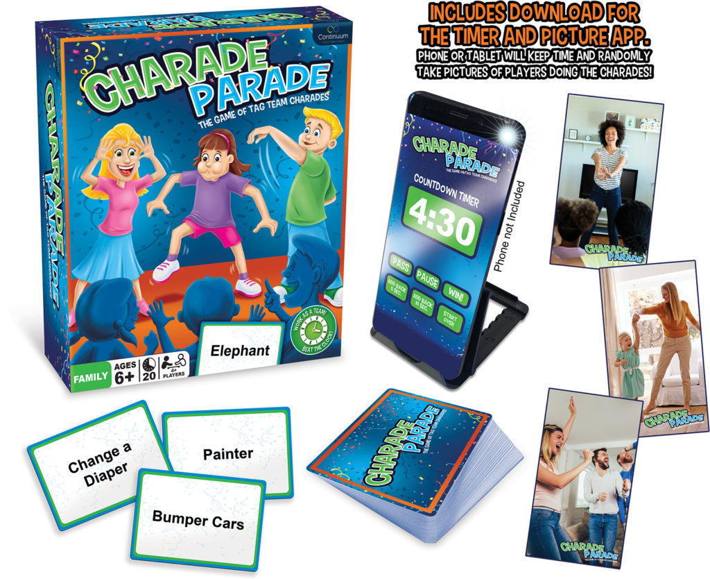  Charade Parade - The Game of Tag Team Charades, Fun