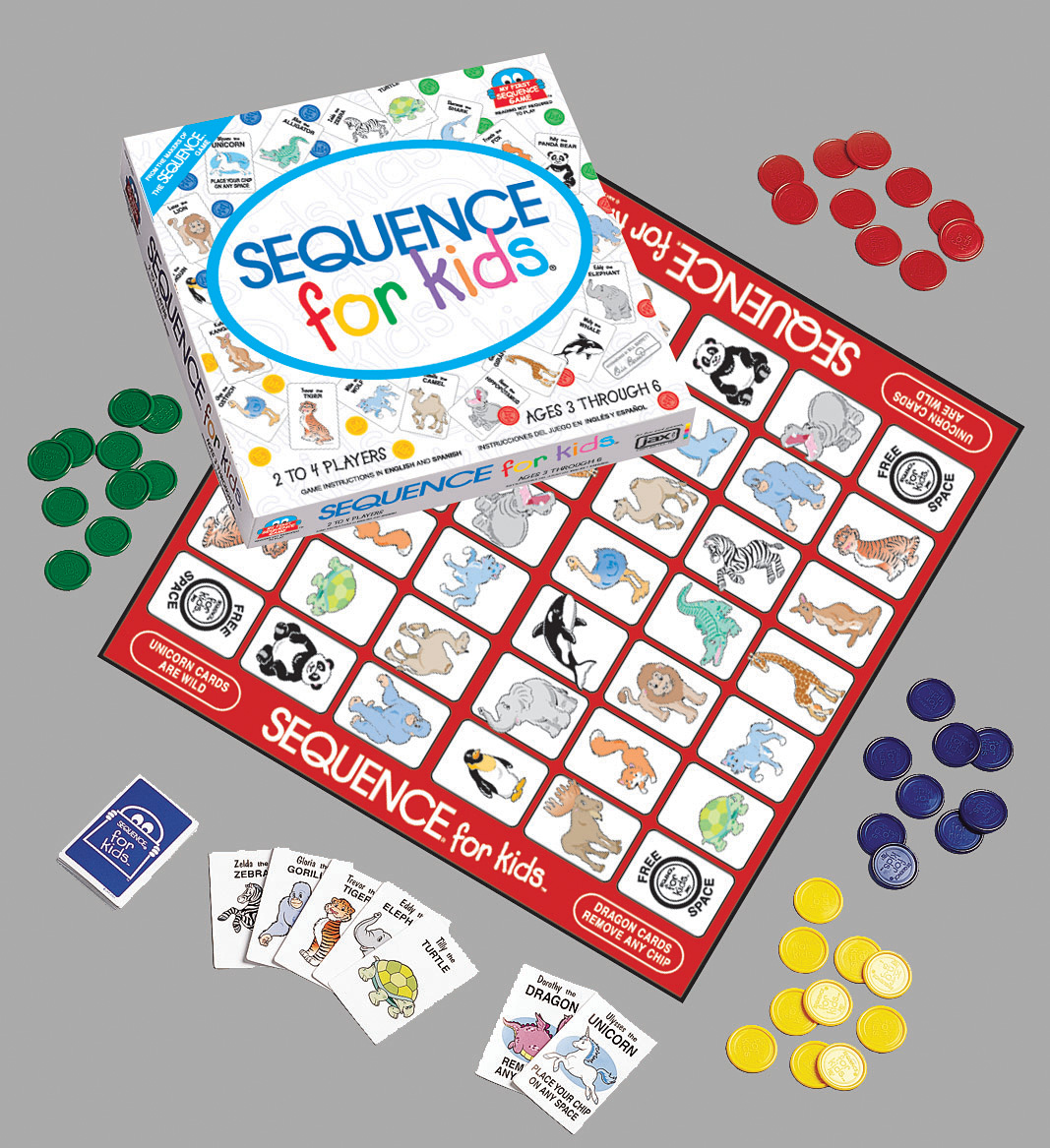 Game Spotlight: Sequence for Kids  It's time for our first Game Spotlight  of the summer! In this video, Lindsey shows Bethany how to play Sequence  for Kids, a fun game for