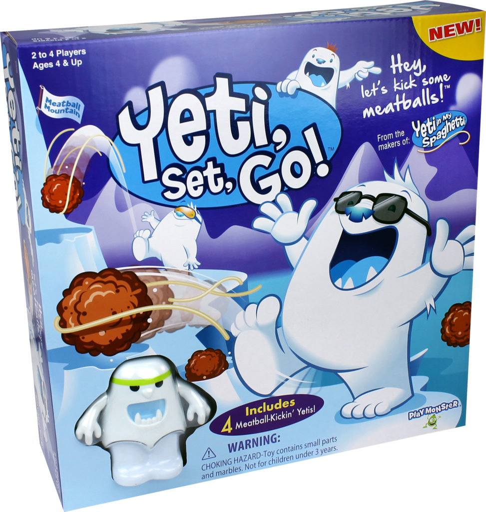 Yeti Set Go Game Replacement Pieces Parts All 4 Kickin' Yetis Figures