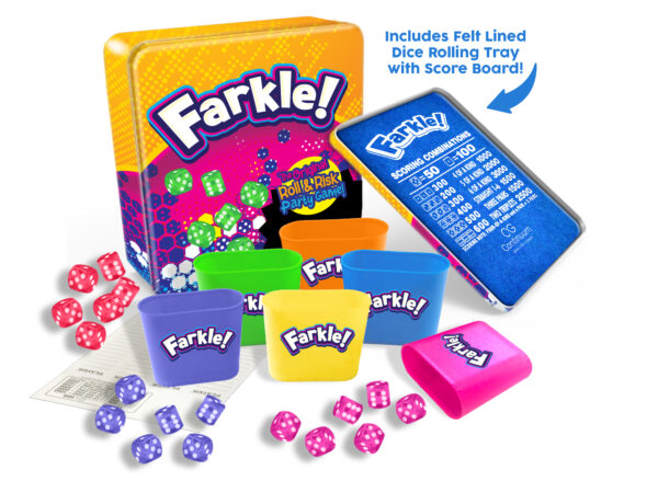 Farkle Deluxe game and contents