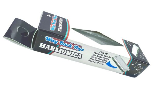 Harmonica in Way Back Toys package